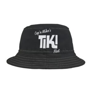 Tiki-Themed Bucket Hat for Summer Fun