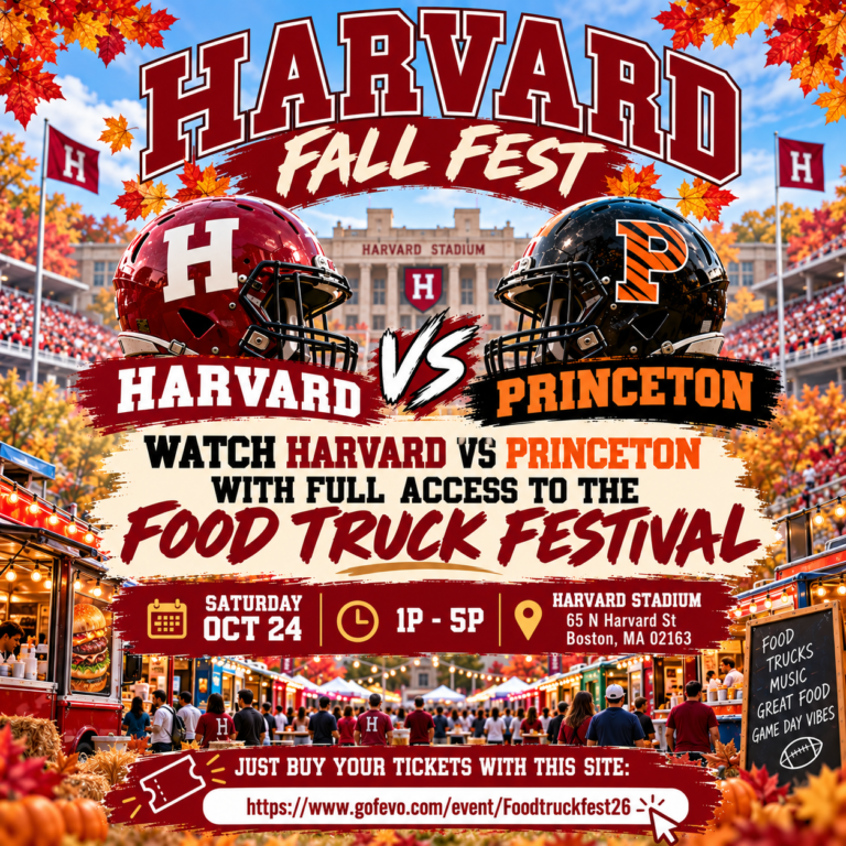 Harvard Fall Fest vending food truck event